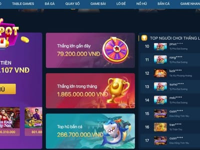 Winoh App Screenshot - Jackpot